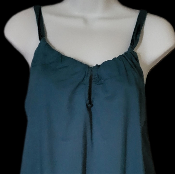🌼3 for 30🌼Old Navy Crinkled Maxi Cami Shift long Tank Sz L fits S - Picture 2 of 7